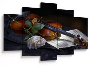 Slika - Ruže i violina (150x105 cm)