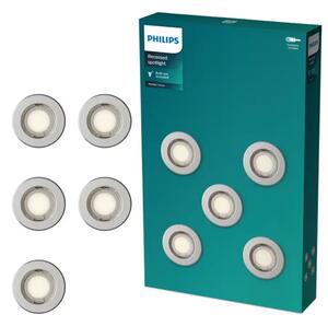 Peridot UGRADBENA SVJETILJKA OKRUGLA 7W GU10 NIKAL 5pk 8721103037176