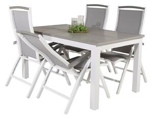 Set stola i stolica Dallas 2259Tekstil, Metal