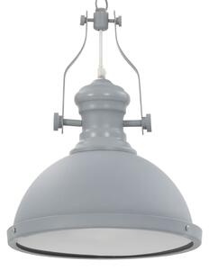 VidaXL Stropna svjetiljka siva okrugla E27