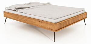 Bračni krevet od hrastovog drveta 140x200 cm Kula - The Beds