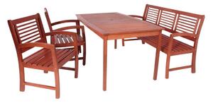 Vrtni stol od masivnog eukaliptusa 90x150 cm Madison – Garden Pleasure
