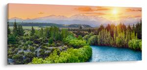Slika - Šumski planinski krajolik (120x50 cm)