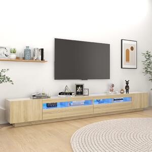 VidaXL TV ormarić s LED svjetlima boja hrasta sonome 300 x 35 x 40 cm