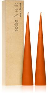 Ester & erik cone candles mild orange (no. 16) ukrasna svijeća 2x25 cm