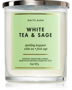 Bath & Body Works White Tea & Sage mirisna svijeća 227 g