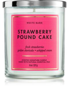 Bath & Body Works Strawberry Pound Cake mirisna svijeća 227 g