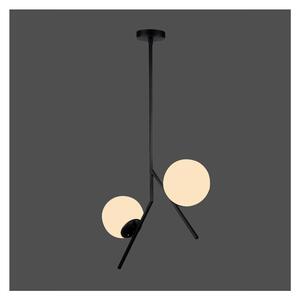 Crna viseća svjetiljka Squid Lighting Diagonal, visina 74 cm
