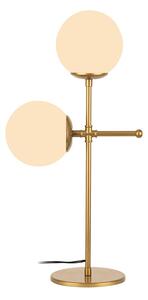 Stolna lampa zlatne boje Squid Lighting Kruva, visina 55 cm
