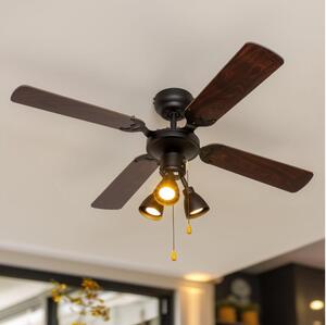 ZEVENTI - Stropni ventilator ZURRIOLA 3xGU10/50W/230V