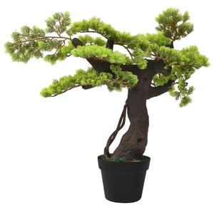 VidaXL Umjetni bonsai čempres s posudom 70 cm zeleni