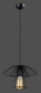 Crna viseća svjetiljka Squid Lighting Root, visina 117 cm