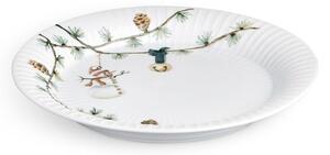 Porculanski božićni tanjur Kähler Design Hammershoi Christmas Plate,⌀ 22 cm