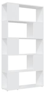 VidaXL Ormarić za knjige / sobna pregrada bijeli 80x24x155 cm iverica