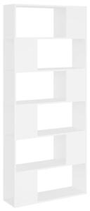 VidaXL Ormarić za knjige / sobna pregrada bijeli 80x24x186 cm iverica