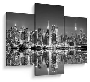 Slika - New York, crno-bijelo (90x60 cm)