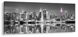 Slika - New York i ljubičasti neboder (120x50 cm)