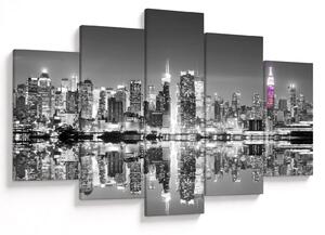 Slika - New York i ljubičasti neboder (150x105 cm)