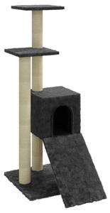 VidaXL Penjalica za mačke sa stupovima za grebanje tamnosiva 92 cm