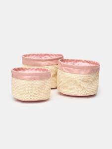 Sinsay - Set pletenih košara za pohranu 3 pack
