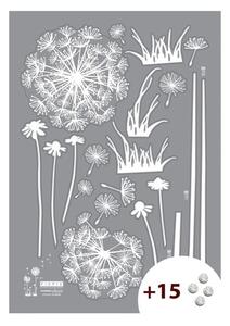 Set naljepnica s 15 Swarovski kristala Ambiance Dandelion Flowers