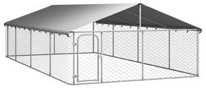 VidaXL Vanjski kavez za pse s krovom 600 x 300 x 150 cm