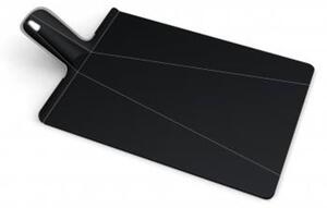 Crna sklopiva daska za rezanje oseph Joseph Chop2Pot Plus, dužina 48 cm