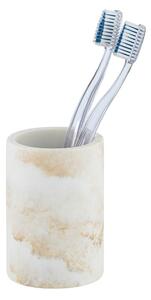 Bijela čašica za četkice za zube od poliresina Odos - Wenko