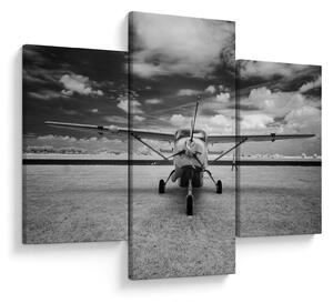 Slika - Avion crno-bijeli (90x60 cm)