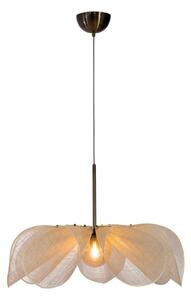 Markslöjd 108661 - Luster na sajli STYRKA 1xE27/40W/230V pr. 75 cm bež