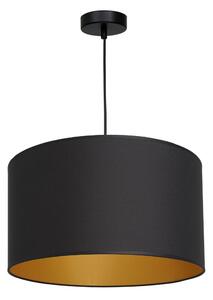 Luster na sajli ARDEN 1xE27/60W/230V pr. 40 cm crna/zlatna