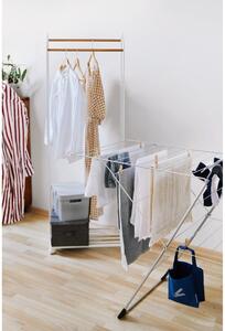 Bijeli metalni mobilni stalak za odjeću Tower – YAMAZAKI