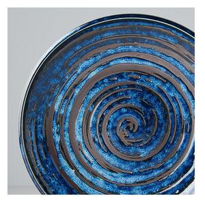 Plavi keramički tanjur MIJ Copper Swirl, ø 20 cm