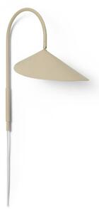 Zidne Svjetiljka ferm LIVING, Arum Swivel, Bež, Dnevna soba, Metal, Dizajn