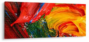 Slika - Modrenje apstrakcije kistom (120x50 cm)