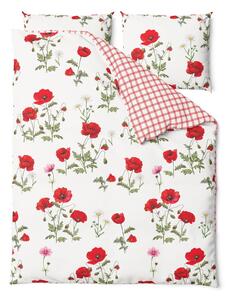 Pamučna posteljina za krevet za jednu osobu Bonami Selection Poppy, 140 x 200 cm