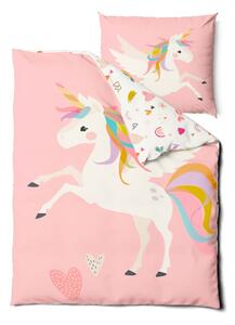 Dječja pamučna posteljina Bonami Selection Unicorn, 140 x 200 cm