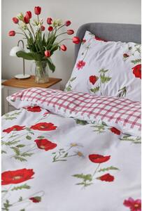 Pamučna posteljina za bračni krevet Bonami Selection Poppy, 200 x 200 cm