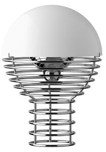 Stolne Lampa Verpan, Wire, prigušiv, Bijela, Dnevna soba, Nehrđajući čelik, Dizajn