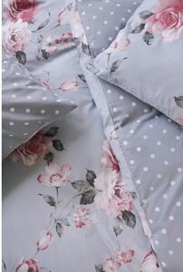 Siva pamučna posteljina za bračni krevet Bonami Selection Belle, 200 x 200 cm