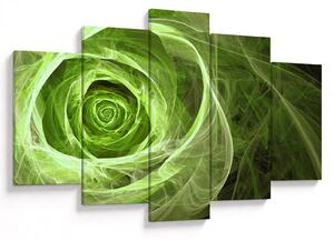 Slika - Sažetak Rose Green (150x105 cm)