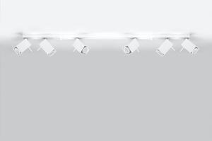 Bijela stropna svjetiljka Nice Lamps Toscana 6L