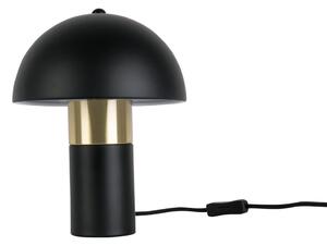 Stolna lampa u crno-zlatnoj boji Leitmotiv Seta, visina 26 cm