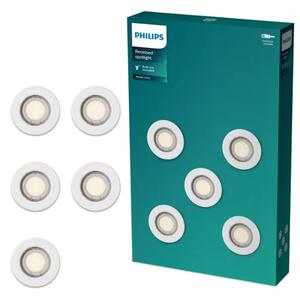 Peridot UGRADBENA SVJETILJKA OKRUGLA 7W GU10 BIJELA 5pk 8721103037138