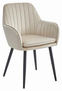 Stolica Lugo - velvet beige - set od 6x