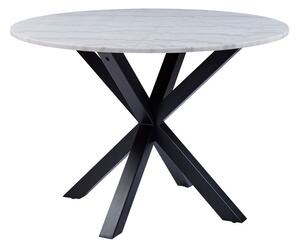 Blagovaonski stol s mramornom pločom Actona Heaven, ⌀ 110 cm