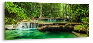 Slika - Zeleni vodopad (120x50 cm)