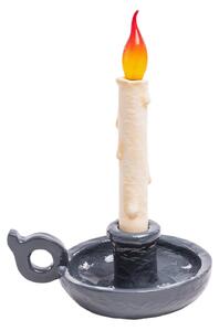 Stolne Lampa SELETTI, Grimm Bugia, prigušiv, Sivo, Dnevna soba, Plastika, Dizajn
