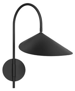 Zidne Svjetiljka ferm LIVING, prigušiv, Crno, Dnevna soba, Aluminij, Skandinavski