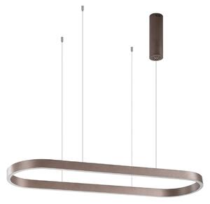 Viseće Svjetiljka Lucande, Melinay, prigušiv, Smeđa / hrđa, Kuhinja, Aluminij, Moderan
